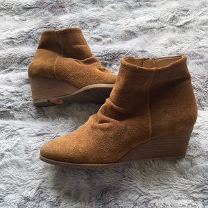 Brown rusty booties